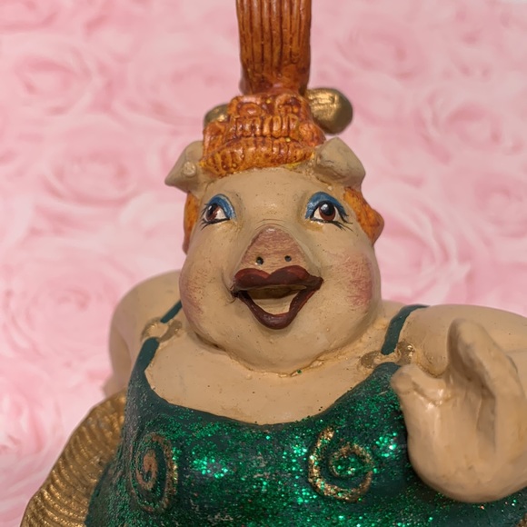 Dancing pig burlesque ornament RARE - Picture 13 of 16